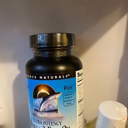 Omega-3魚油, EPA DHA: Source Naturals, Arctic Pure, Omega-3 Fish Oil, Ultra Potency, 850 mg, 60 Softgels