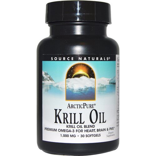 Source Naturals, ArcticPure, Krill Oil, 1,000 mg, 30 Softgels Review