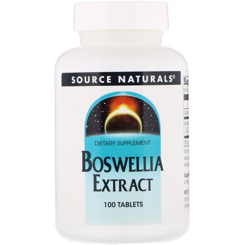 Source Naturals, Boswellia Extract, 100 Tablets Review
