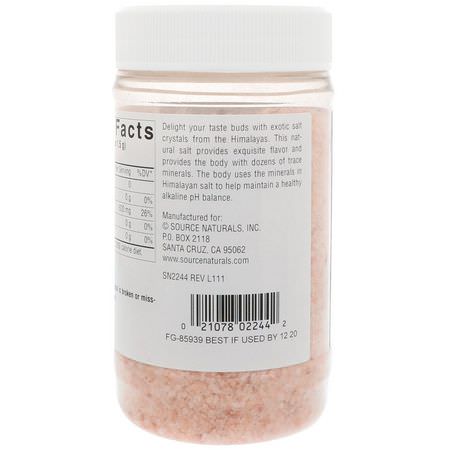 Source Naturals Himalayan Pink Salt - 喜馬拉雅粉紅鹽, 香料, 草藥