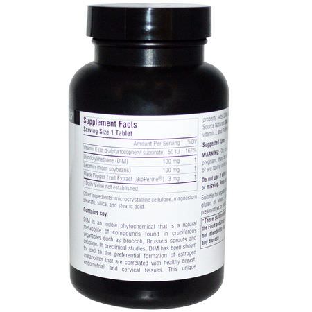 DIM, 婦女健康: Source Naturals, DIM, (Diindolylmethane), 100 mg, 120 Tablets