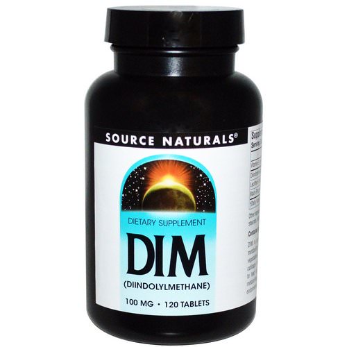 Source Naturals, DIM, (Diindolylmethane), 100 mg, 120 Tablets Review