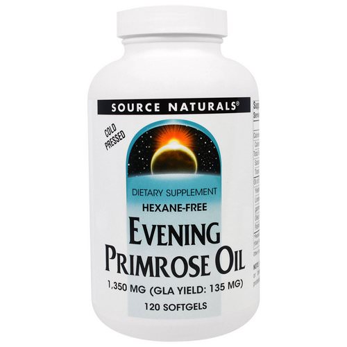 Source Naturals, Evening Primrose Oil, 1,350 mg, 120 Softgels Review