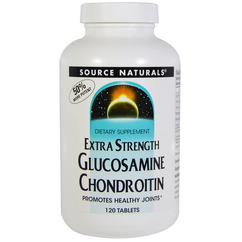Source Naturals, Glucosamine Chondroitin, Extra Strength, 120 Tablets Review