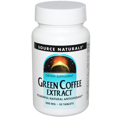 Source Naturals, Green Coffee Extract, 500 mg, 30 Tablets Review