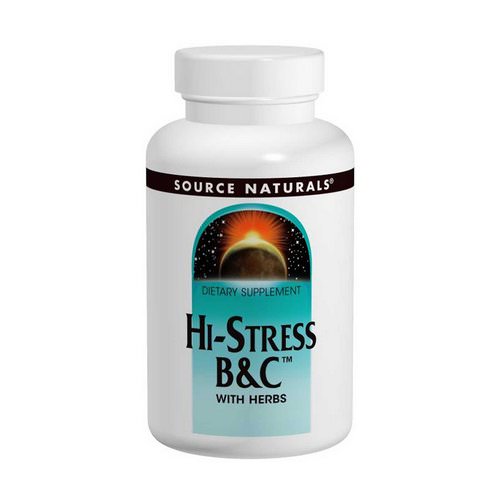 Source Naturals, Hi-Stress B&C, 120 Tablets Review