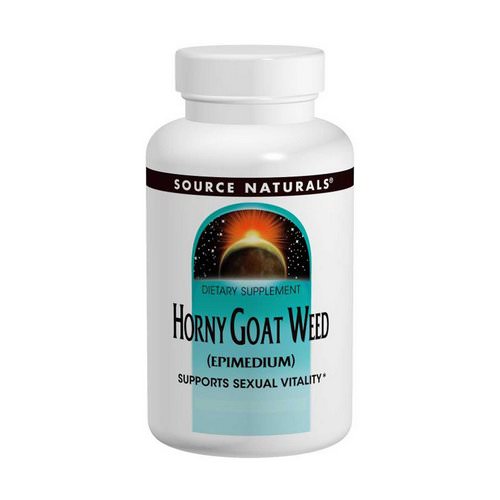 Source Naturals, Horny Goat Weed (Epimedium), 1,000 mg, 60 Tablets Review