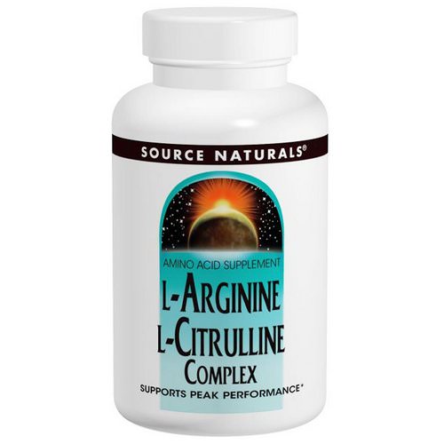 Source Naturals, L-Arginine L-Citrulline Complex, 1,000 mg, 240 Tablets Review