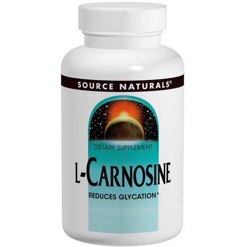 Source Naturals, L-Carnosine, 500 mg, 60 Tablets Review