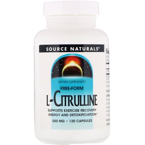 Source Naturals, L-Citrulline, 500 mg, 120 Capsules Review