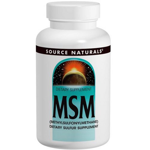 Source Naturals, MSM, (Methylsulfonylmethane), 240 Tablets Review