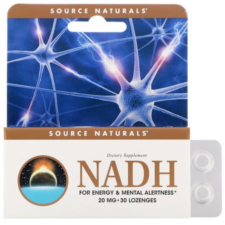 Source Naturals B3 Niacin NADH - NADH, B3菸酸, 維生素B, 維生素