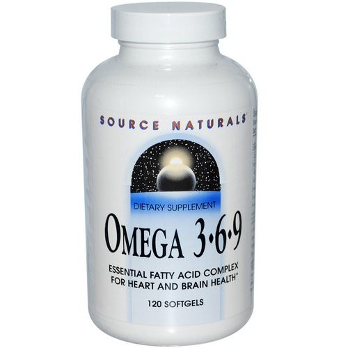 Source Naturals, Omega 3 6 9, 120 Softgels Review