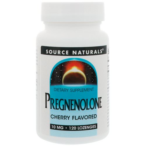 Source Naturals, Pregnenolone Cherry Flavored, 10 mg, 120 Lozenges Review