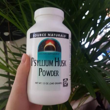 車前子殼, 纖維: Source Naturals, Psyllium Husk Powder, 12 oz (340 g)