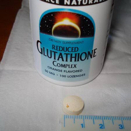 Source Naturals L-Glutathione - L-穀胱甘肽, 抗氧化劑, 補充劑
