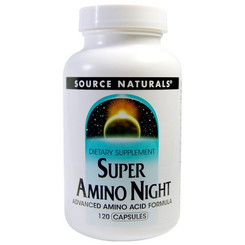 Source Naturals, Super Amino Night, 120 Capsules Review