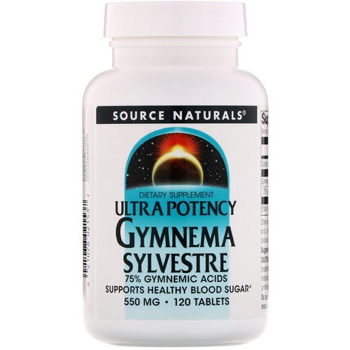 Source Naturals, Ultra Potency Gymnema Sylvestre, 550 mg, 120 Tablets Review