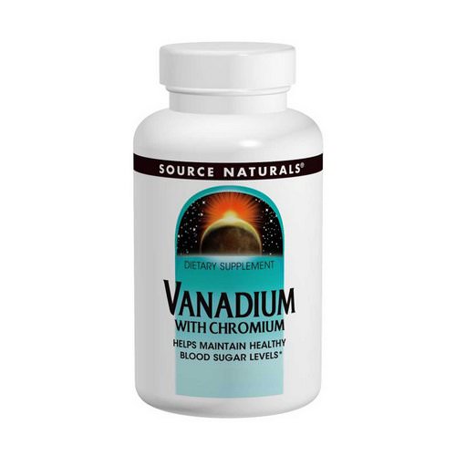 Source Naturals, Vanadium with Chromium, 90 Tablets Review