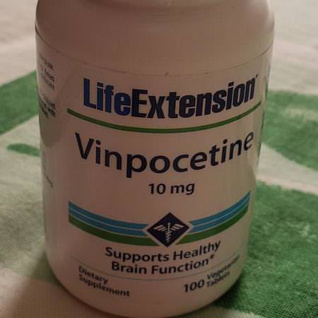記憶, 認知: Source Naturals, Vinpocetine, 10 mg, 120 Tablets
