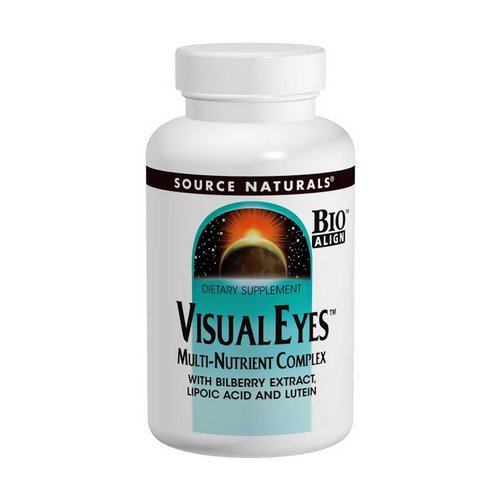 Source Naturals, Visual Eyes, Multi-Nutrient Complex, 90 Tablets Review