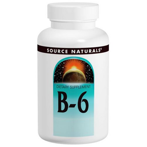 Source Naturals, B-6, 100 mg, 100 Tablets Review