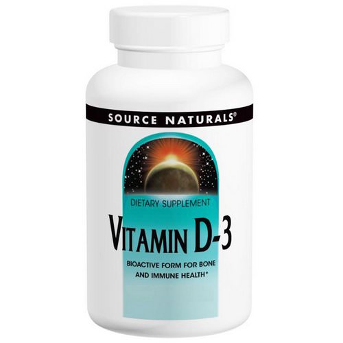 Source Naturals, Vitamin D-3, 5,000 IU, 120 Capsules Review