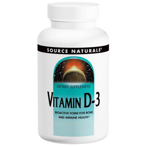 Source Naturals, Vitamin D-3, 5,000 IU, 240 Capsules Review