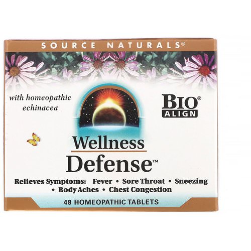 Source Naturals, Wellness Defense, 48 Homeopathic Tablets Review