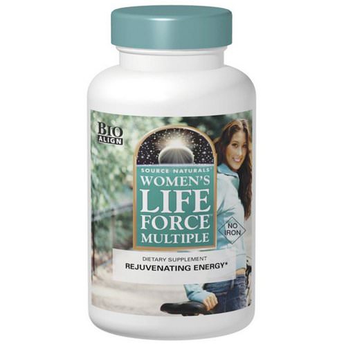 Source Naturals, Women's Life Force Multiple, No Iron, 180 Tablets Review