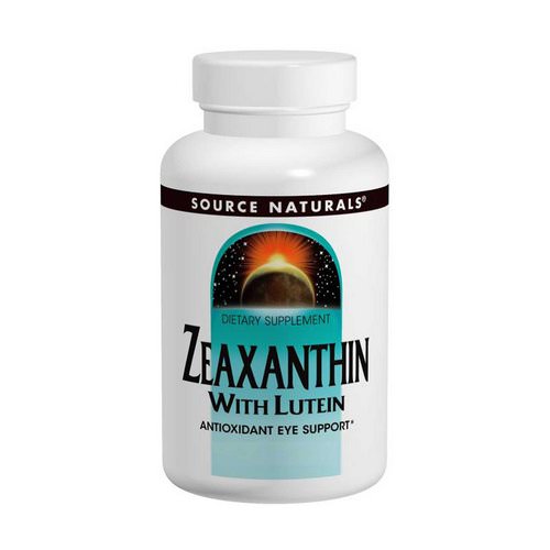 Source Naturals, Zeaxanthin with Lutein, 10 mg, 60 Capsules Review