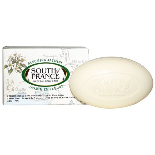 South of France, Blooming Jasmine, French Milled Oval Soap with Organic Shea Butter, 6 oz (170 g) Review