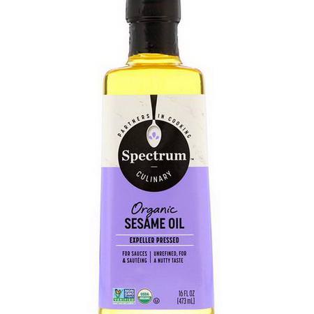 Spectrum Culinary Sesame Oil - 芝麻油, 醋, 油