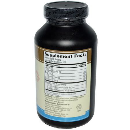 Omega-3魚油, EPA DHA: Spectrum Essentials, Fish Oil, Omega-3, 1000 mg, 250 Softgels