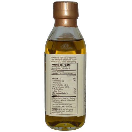 橄欖油, 醋: Spectrum Culinary, Organic Extra Virgin Olive Oil, 8 fl oz (236 ml)