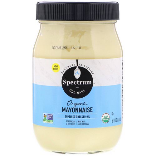 Spectrum Culinary, Organic Mayonnaise, 16 fl oz (473 ml) Review