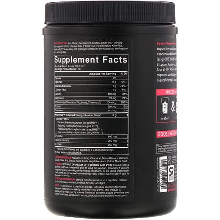 MCT油, 重量: Sports Research, Keto Plus, GO BHB +, Raspberry Lemonade, 11.2 oz (318 g)