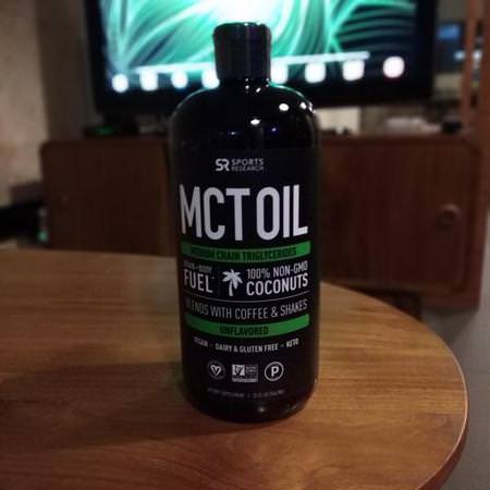 Sports Research MCT Oil - MCT油, 重量, 飲食, 補品