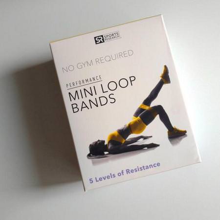 Sports Research, Mini Loop Bands, 5 Loop Bands