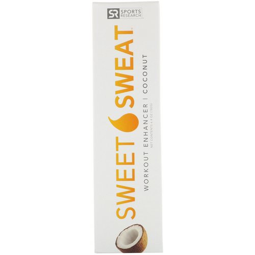 Sports Research, Sweet Sweat Workout Enchancer, Coconut, 6.4 oz (182 g) Review