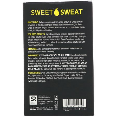 運動增強劑, 運動: Sports Research, Sweet Sweat Workout Enhancer, 20 Travel Packets, 0.53 oz (15 g) Each