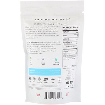 牛奶, 椰子汁: Sprout Living, Organic Coconut Water Powder, 8 oz (225 g)