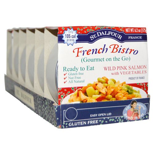 St. Dalfour, French Bistro, Wild Pink Salmon with Vegetables, 6 Pack, 6.2 oz (175 g) Each Review