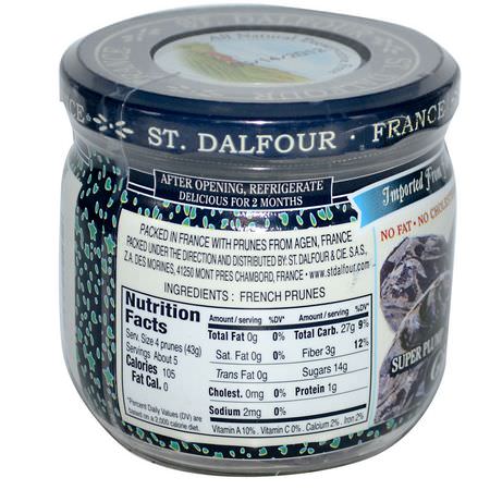 李子, 李子: St. Dalfour, Giant French Prunes with Pits, 7 oz (200 g)