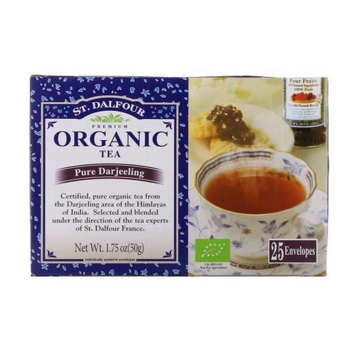 St. Dalfour, Organic Pure Darjeeling Tea, 25 Tea Bags, 1.75 oz (50 g) Review