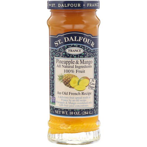 St. Dalfour, Pineapple & Mango, Fruit Spread, 10 oz (284 g) Review