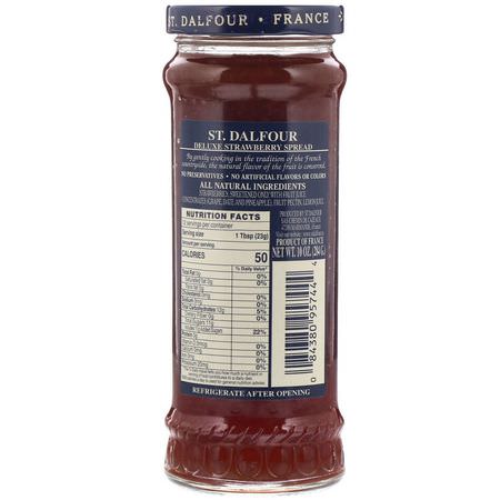 水果醬, 果醬, 醬: St. Dalfour, Strawberry, Deluxe Strawberry Spread, 10 oz (284 g)