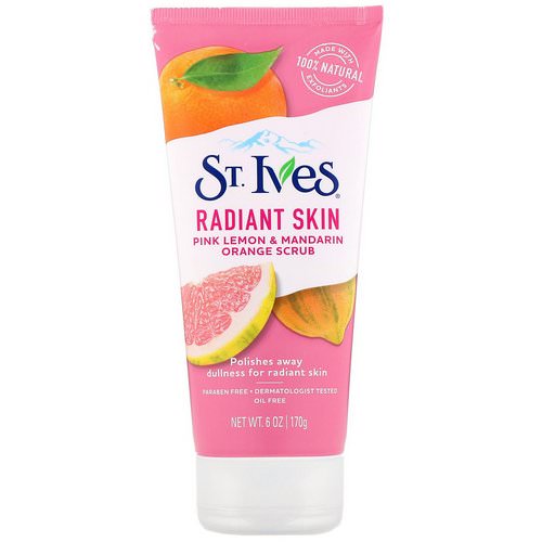 St. Ives, Radiant Skin, Pink Lemon & Mandarin Orange Scrub, 6 oz (170 g) Review