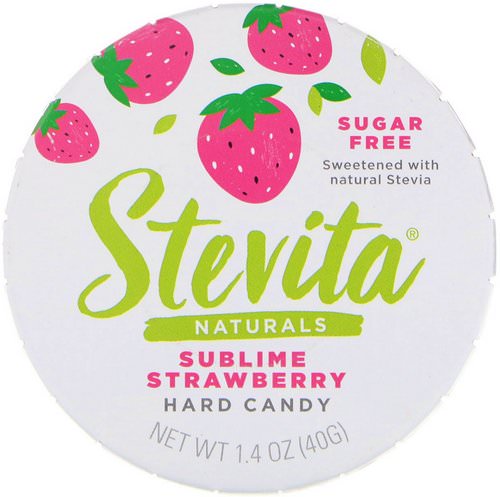 Stevita, Naturals, Sugar Free Hard Candy, Sublime Strawberry, 1.4 oz (40 g) Review