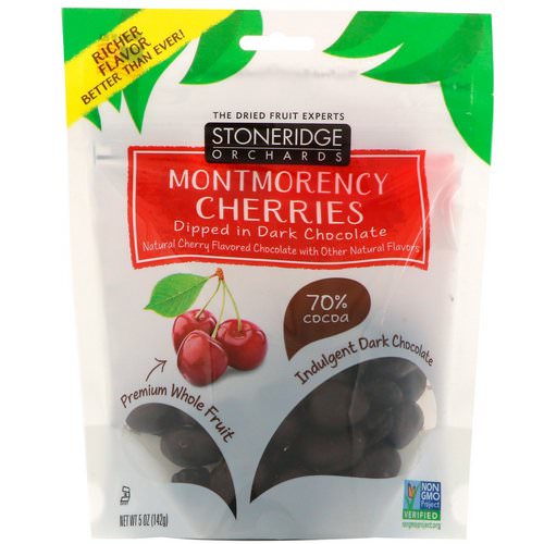 Stoneridge Orchards, Montmorency Cherries, Dipped in Dark Chocolate, 5 oz (142 g) Review